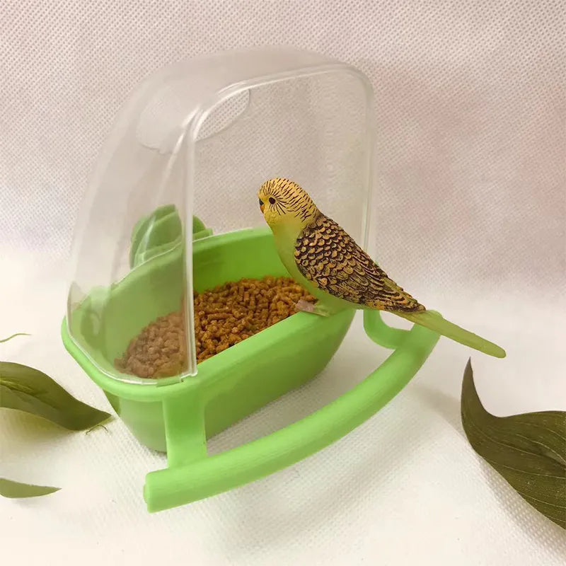 Transparent Bird Feeder.